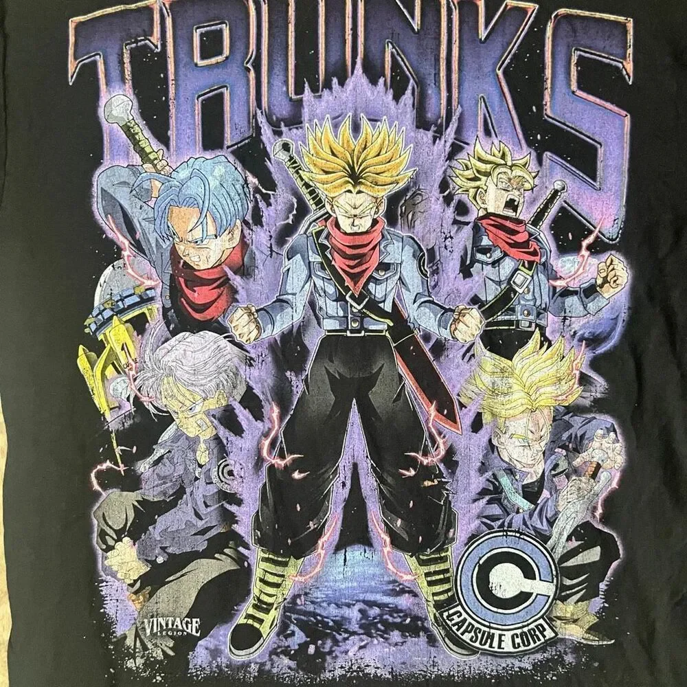 Dragon Ball Z Vintage Trunks Anime T-Shirt Large - Picture 2 of 9